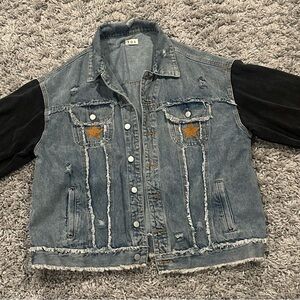 Boutique Brand - POL Denim Jacket with Distressed Details | NWOT